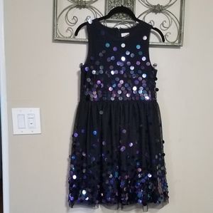 bling shinny sparkle blue unicorn dress